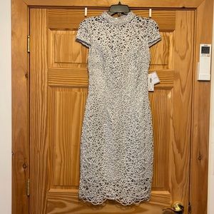 Silver cocktail dress